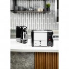 Grille-pain avec grilles sandwich 2 fentes noir 1 kW