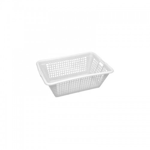 Corbeille à linges blanche 60 L Corbeille à linges blanche 60 L