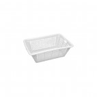 Corbeille à linges blanche 60 L