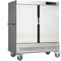 Chariot de liaison version réfrigérée en inox AISI 304 2 portes 40 niveaux GN 2/1