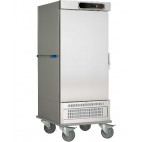 Chariot de liaison version réfrigérée en inox AISI 304 1 porte 20 niveaux GN 2/1