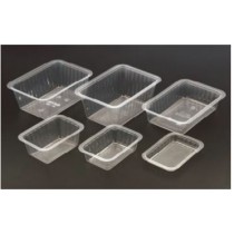 Barquette polypropylène GLI 375 transparente 136x96x49 mm 1 boite de 800 unités 