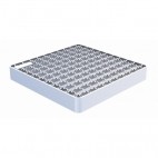 Caillebotis inox AISI 304, maille 21x21, anti-dérapant passivé