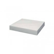 Plaque de découpe poly naturel blanche L 1000 x P 800 x H 25 mm sur mesure