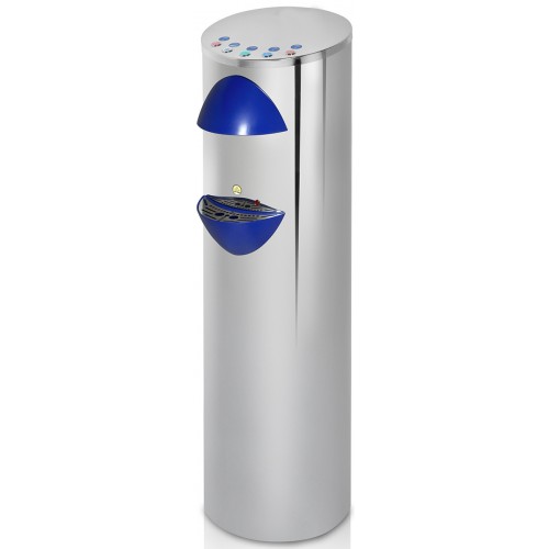 Fontaine à eau gazeuse acier inoxydable avec 3 boutons Fontaine à eau gazeuse acier inoxydable avec 3 boutons