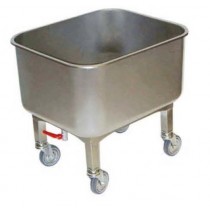 Cuve roulante avec robinet de vidange