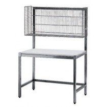 TABLE DE MISE SOUS BARQUETTE, dessus poly, 1200 X 700 X 1800 mm