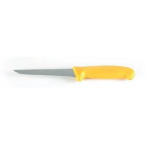 Couteau désosseur étroit à manche de couleur rouge longueur manche: 170 mm