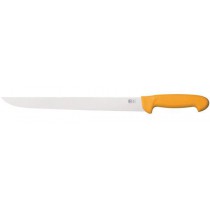 Couteau de boucher manche polyamide orange lame flexible longueur: 310 mm