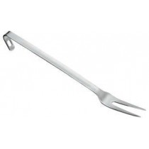 Fourchette monobloc 2 dents inox L 350 mm