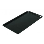 Plat plexi noir rectangulaire 600 x 400 mm