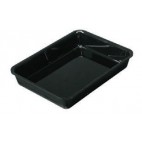 Plat plexi noir rectangulaire GN1/2 , 265 x 325 x 17 mm