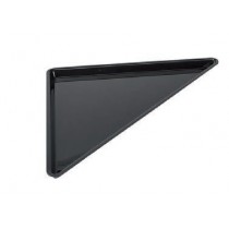 Plat plexi noir triangle , 270/270 x 365 x 17 mm
