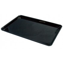 Plat plexi noir rectangulaire , 420 x 280 x 20 mm