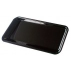 Plat plexi noir réctangulaire , 280 x 140 x 20 mm
