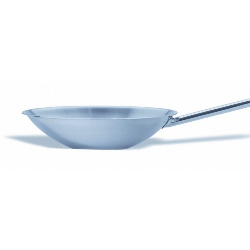 Cuisine wok inox avec fond plat Ø 360 mm H - 90 mm 5.5 L Cuisine wok inox avec fond plat Ø 360 mm H - 90 mm 5.5 L