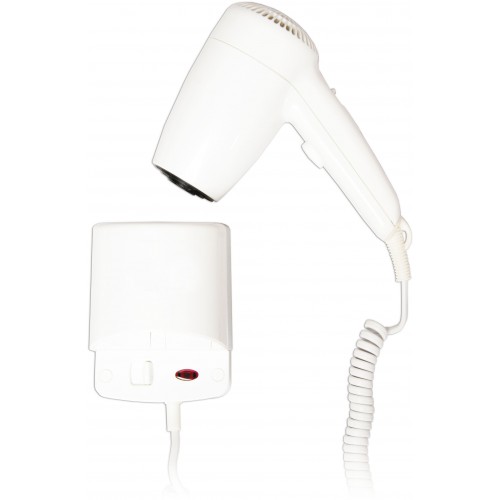 séche-cheveux mural professionnel, en ABS blanc robuste ,1 200 W