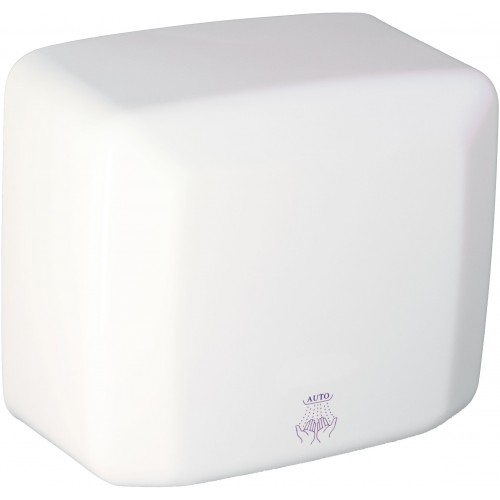 Sèche-mains professionnel blanc acier peint à l’époxy 2 500 W Sèche-mains professionnel blanc acier peint à l’époxy 2 500 W