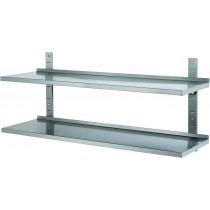 Étagère professionnelle murales en acier inoxydable P 355 mm