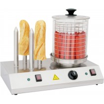 Appareil à hot-dog électrique 4 plots , L - 500 mm , P - 285 mm , H - 390 mm