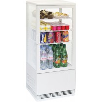 Mini vitrine réfrigérée positive 78 L, 160 W  