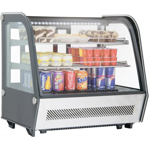 Vitrine réfrigérée à poser 120 l double vitrage 160 W Vitrine réfrigérée à poser 120 l double vitrage 160 W