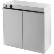 Chauffe assiettes 120 en acier inoxydable 1500 W