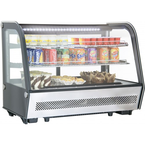 Vitrine réfrigérée à poser 160 l double vitrage Vitrine réfrigérée à poser 160 l double vitrage