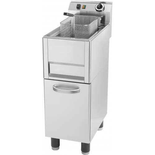 Friteuse électrique sur pied 13 litres en acier inoxydable 9900 W Friteuse électrique sur pied 13 litres en acier inoxydable 9900 W