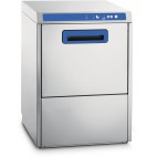 Lave-verre professionnel Double paroi pompe de vidange et adoucisseur intégrés en acier Inox AISI 18/10, 3 300 W 