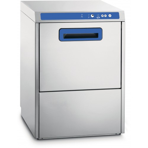 Lave-vaisselle professionnel double paroi avec pompe de vidange intégrée, en acier inoxydable AISI 18/10, 5 700 W Lave-vaisselle professionnel double paroi avec pompe de vidange intégrée, en acier inoxydable AISI 18/10, 5 700 W