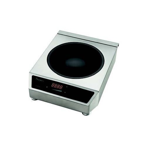 Wok à induction 3.5 KW habillage inox 1 foyer Wok à induction 3.5 KW habillage inox 1 foyer