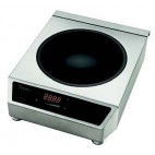 Wok à induction 3.5 KW habillage inox 1 foyer